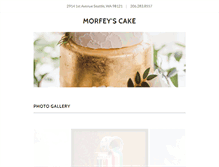 Tablet Screenshot of morfeyscake.com